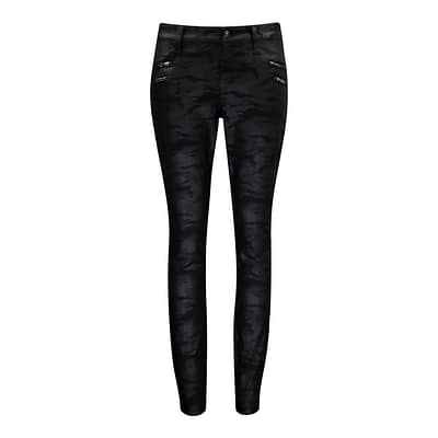 MAC • zwarte Skinny zip jeans