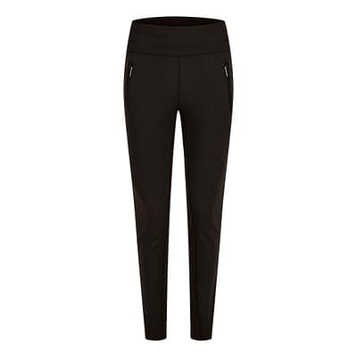 Marc Aurel • donkerbruine aansluitende broek