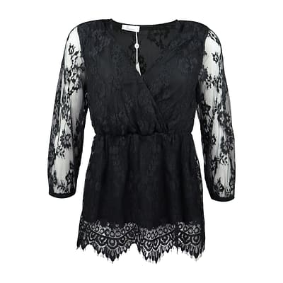 Princess goes Hollywood • zwarte kanten blouse