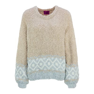 Princess goes Hollywood • beige wollen trui