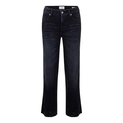 Cambio • zwarte Paris Straight Ancle jeans