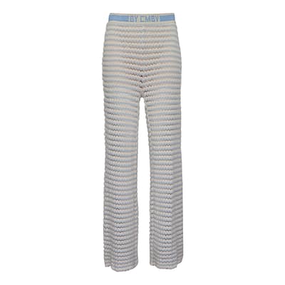 Cambio • gestreepte gehaakte broek