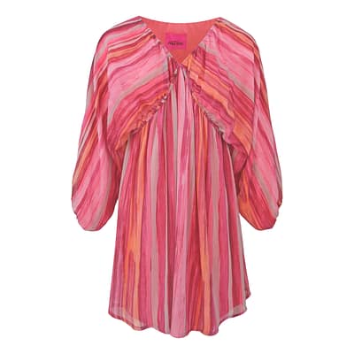 Frogbox • roze gestreepte jurk