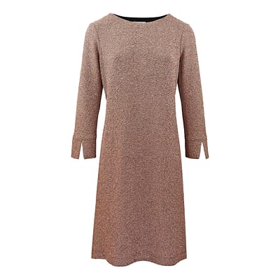 Louis and Mia • bronze lurex jurk