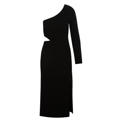 Meme road • zwarte cut out jurk