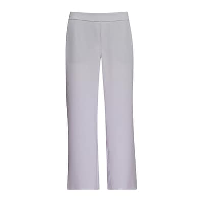 MAC • lichtgrijze Chiara cropped pantalon