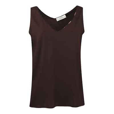 Max Volmáry • bruine zijden top