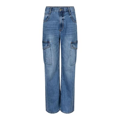 EsQualo • blauwe cargo jeans