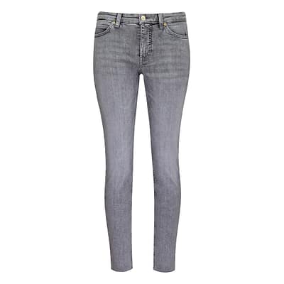 MAC • grijze Skinny fringe jeans