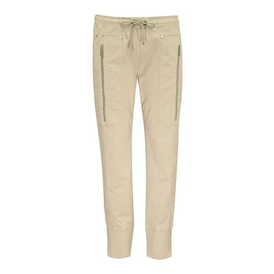 MAC • beige broek Future 2.08 casual in golden terra