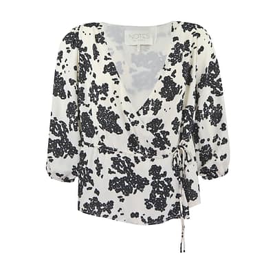 Notes du Nord • wikkel blouse orchid