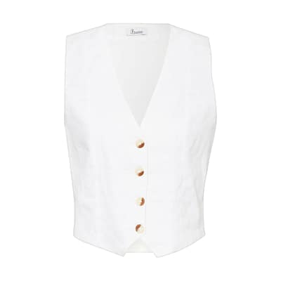 Princess goes Hollywood • wit linnen gilet