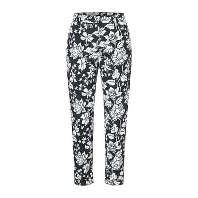 MAC • Chino turn up broek bloem