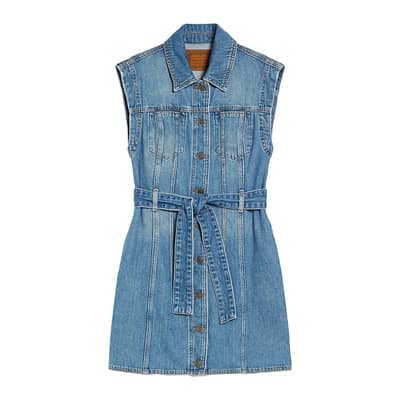 Pennyblack • blauwe denim jurk Alabama