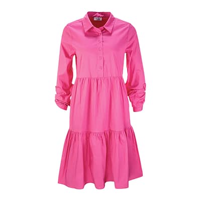 Princess goes Hollywood • roze jurk poplin