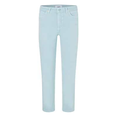 Cambio • lichtblauwe Piper Cropped jeans