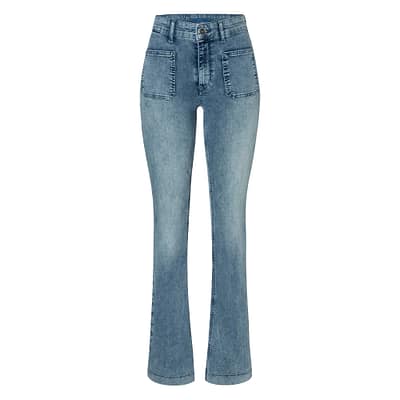 MAC • blauwe Boot smart pocket jeans