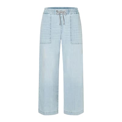 MAC • lichtblauwe Culotte casual denim