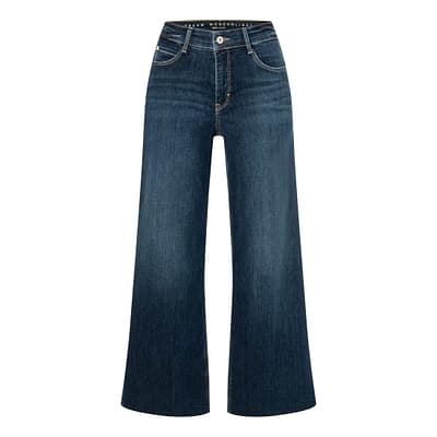MAC • blauwe Dream Wide cropped jeans
