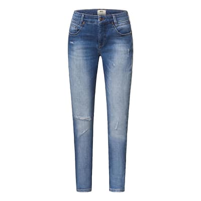 MAC • New Jersey Skinny jeans blauw