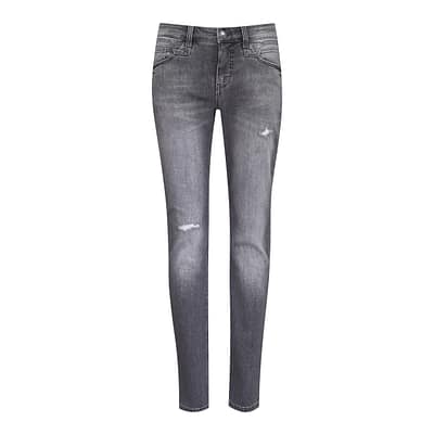 MAC • grijze Rich Slim jeans destroy