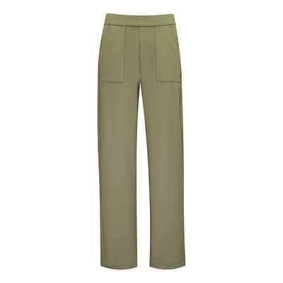 MAC • groene Wideleg jump pantalon