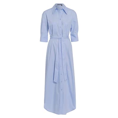 Marc Aurel • blauwe blouse jurk