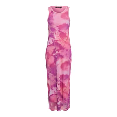 Marc Aurel • roze maxi jurk
