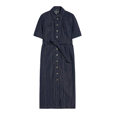 Pennyblack • lange denim jurk Saturno