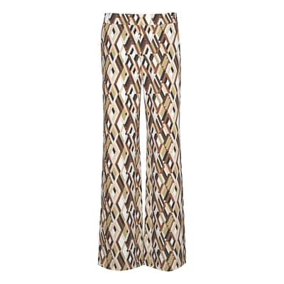 MAC • Chiara pantalon bruin motief