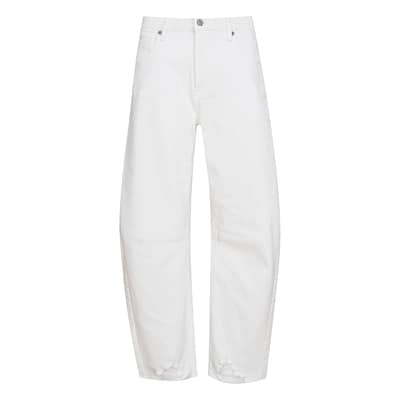 MAC • witte Dakota fringe jeans