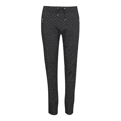 MAC • Future 2.0 broek zwart zilver