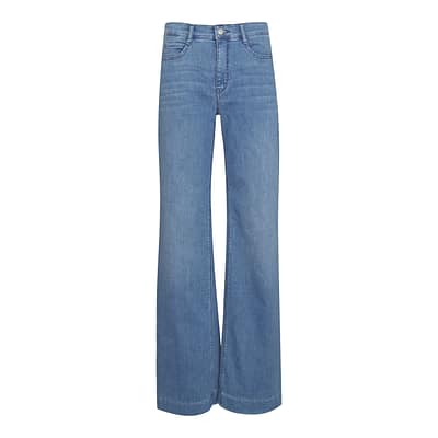 MAC • Wide jeans blauw
