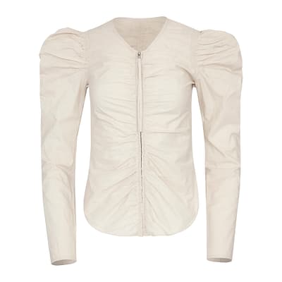 Marant Etoile • ecru blouse Benatea