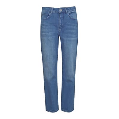 Milano Italy • blauwe slim fit jeans