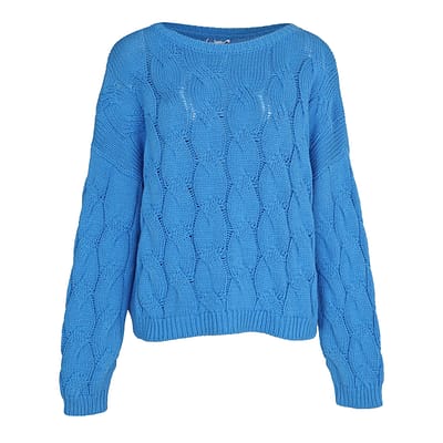 Princess goes Hollywood • kabeltrui in malibu blue
