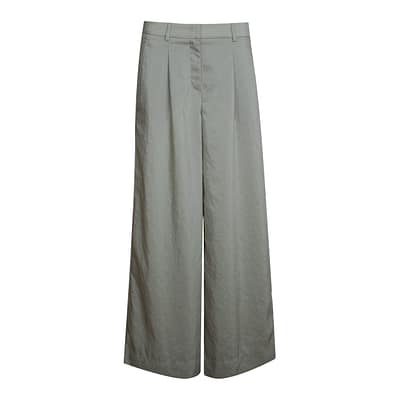 Cambio • groene satijnen Adeline pantalon