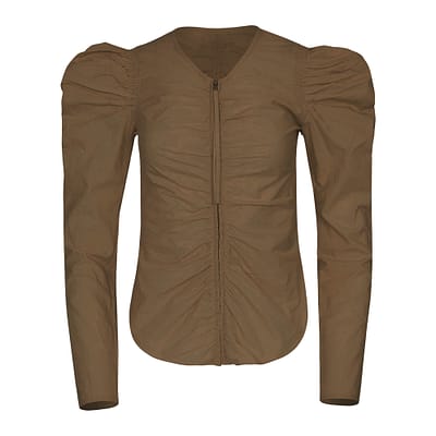 Marant Etoile • kaki blouse Benatea