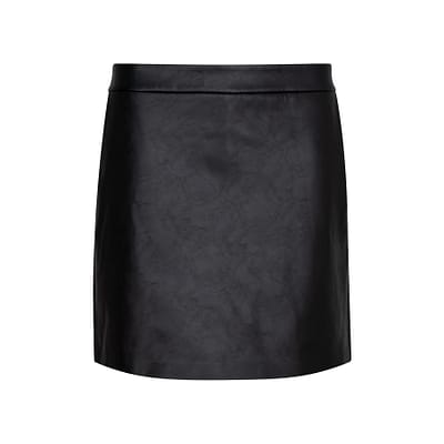 Marc Aurel • zwarte vegan leather skort