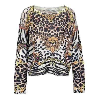 Princess goes Hollywood • wollen trui luipaard