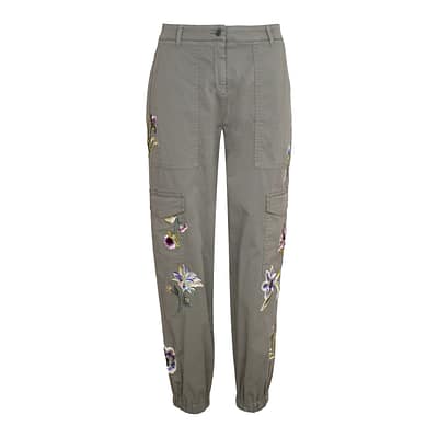 Cambio • geborduurde pantalon Karo cargo