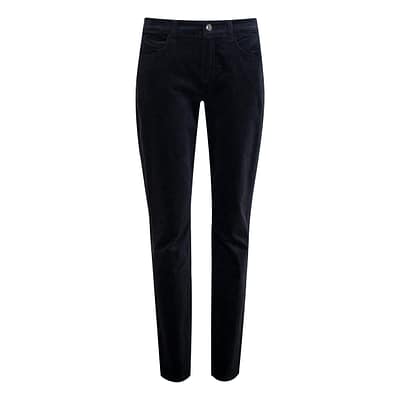 MAC • zwarte corduroy broek Slim