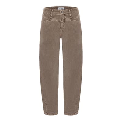 Cambio • bruine corduroy broek Elin