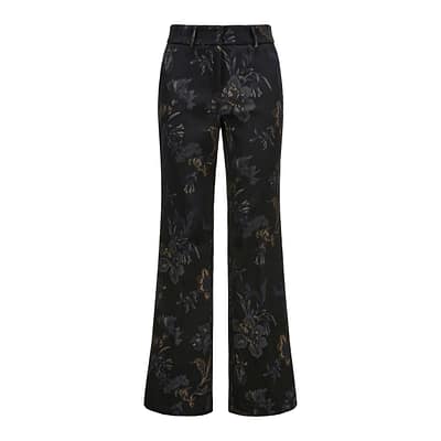 Cambio • zwarte France pantalon bloem