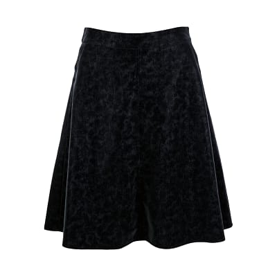 Frogbox • zwarte rok in faux suede