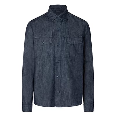 MAC • blauw denim Overshirt