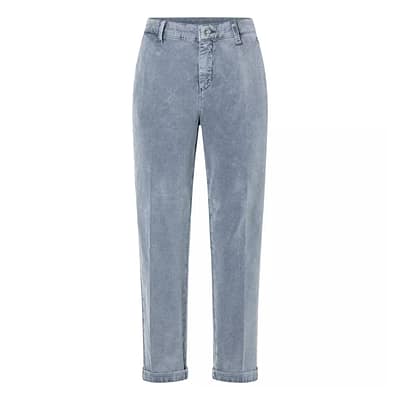 MAC • grijze Chino turn up broek corduroy