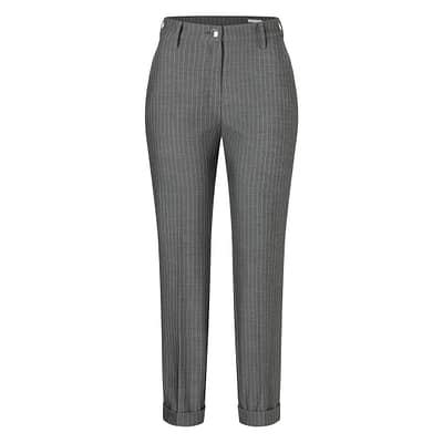 MAC • gestreepte Chino turn up broek
