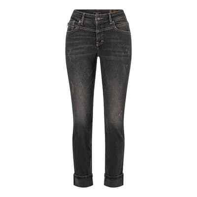 MAC • zwart bruine Rich Slim jeans