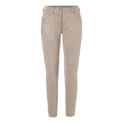 MAC • bruine Slim velour broek